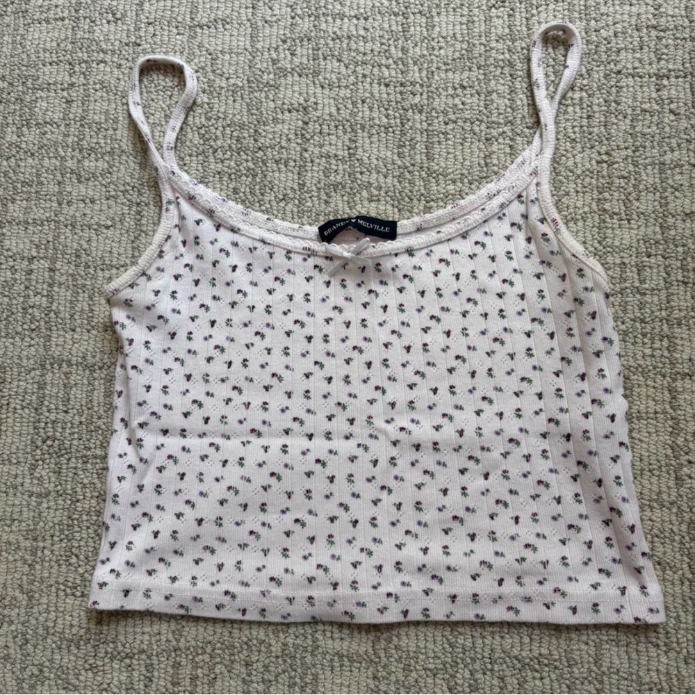 Brandy Melville Cropped Skylar Tank Top